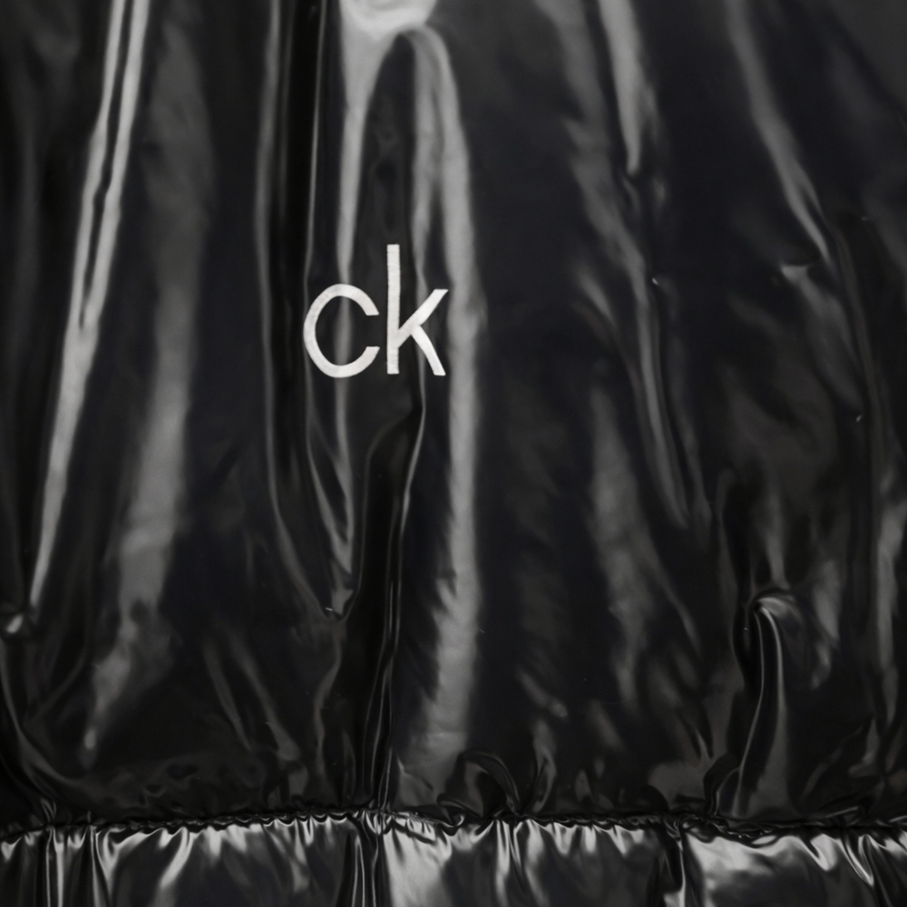 🆕Calvin Klein Men’s Large BlackPuffer Jacket Lightweight Quilted Winter Coat CK - Picture 4 of 8